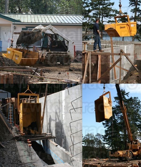 Bene macara autodescarcare Bena basculabila Haba metalica