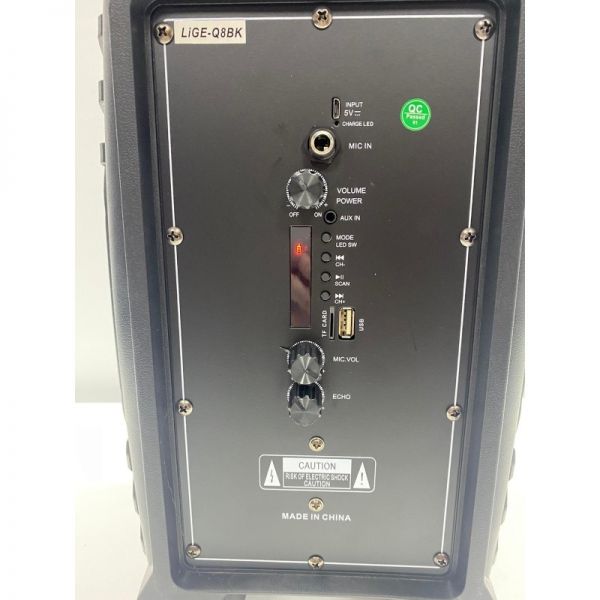 Boxa portabila karaoke troler cu microfon wireless