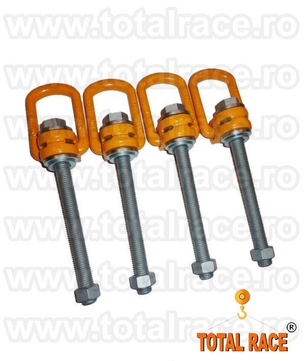 Punct ridicare tija lunga M8–M48 capacitati intre 0,3-20 tone Total Race
