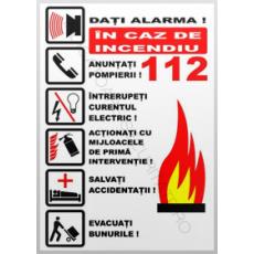 plan de evacuare in caz de incendiu