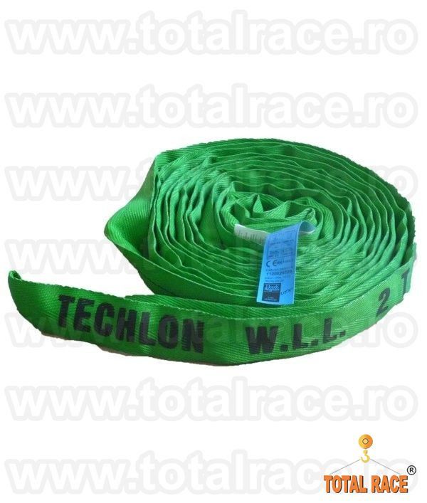 Chingi de ridicare din polyester cu urechi de prindere sau circulare pentru ridicat sarcini