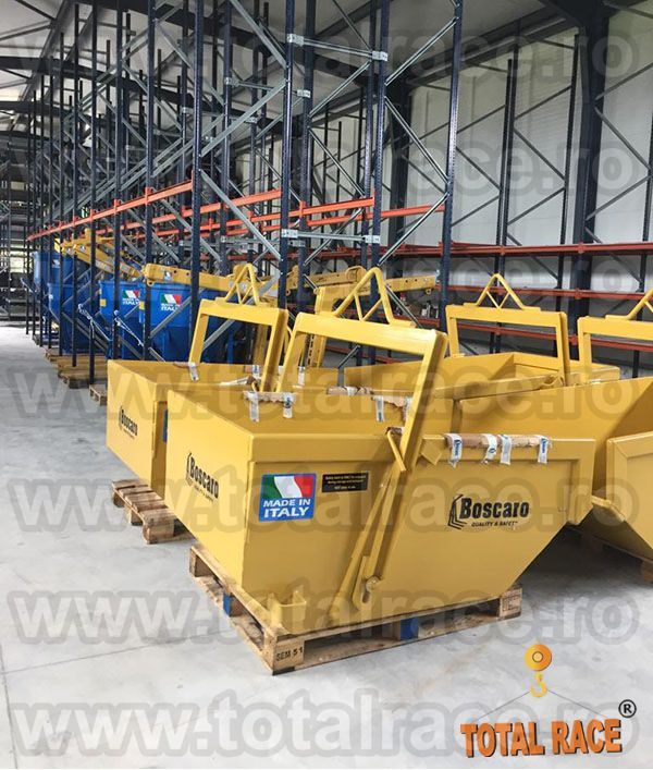 Haba basculabila Bena macara cu autodescarcare