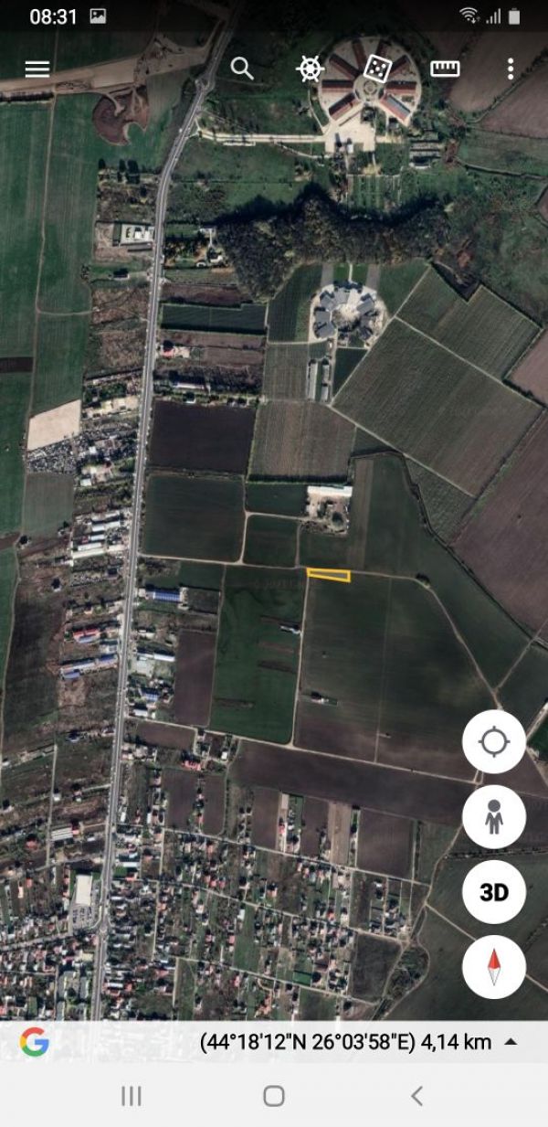 Teren INTRAVILAN cu Dubla Deschidere 107 ml, 1 DECEMBRIE-IF