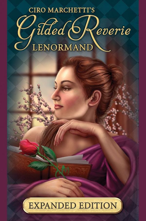 Carti tarot Gilded Lenormand +cadou cartea in limba romana